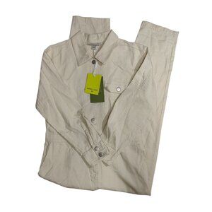 Sandy Liang X Target Women's Beige Denim Jumpsuit Size 10